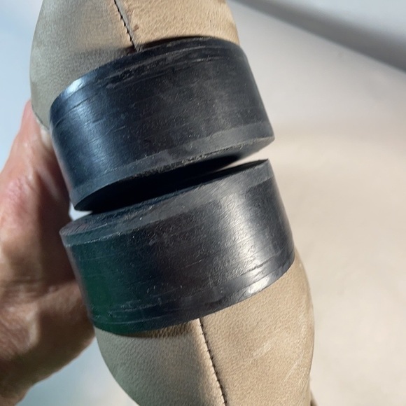 Lucky Brand Leather Paramo Bootie Titanium Ankle Boots Gray Women's - Picture 13 of 15